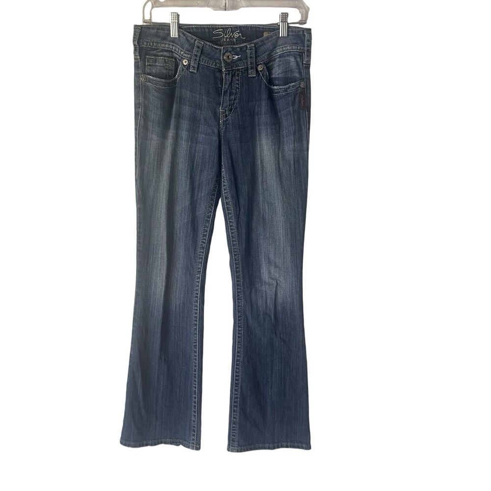 Silver Jeans Women's Size 28‎ Embroidered Suki Bootcut Jeans